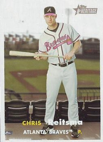 #118 Chris Reitsma - Atlanta Braves - 2006 Topps Heritage Baseball