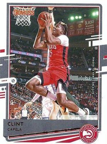 #118 Clint Capela - Atlanta Hawks - 2020-21 Donruss Basketball