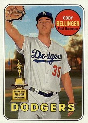 #118 Cody Bellinger - Los Angeles Dodgers - 2018 Topps Heritage Baseball