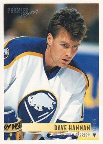 #118 Dave Hannan - Buffalo Sabres - 1994-95 Topps Premier Hockey