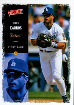 #118 Eric Karros - Los Angeles Dodgers - 2000 Upper Deck Victory Baseball