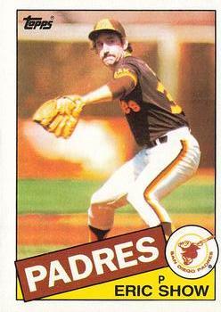 #118 Eric Show - San Diego Padres - 1985 Topps Baseball