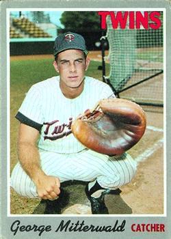 #118 George Mitterwald - Minnesota Twins - 1970 Topps Baseball