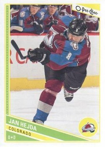 #118 Jan Hejda - Colorado Avalanche - 2013-14 O-Pee-Chee Hockey
