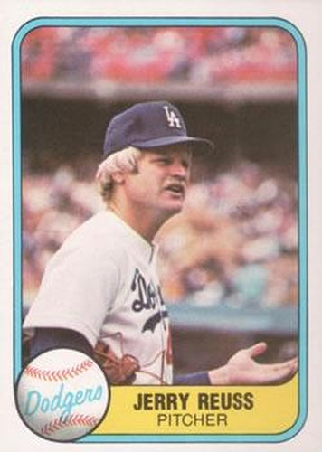 #118 Jerry Reuss - Los Angeles Dodgers - 1981 Fleer Baseball