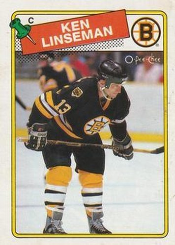 #118 Ken Linseman - Boston Bruins - 1988-89 O-Pee-Chee Hockey