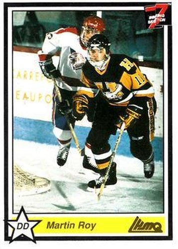 #118 Martin Roy - Beauport Harfangs - 1990-91 7th Inning Sketch QMJHL Hockey