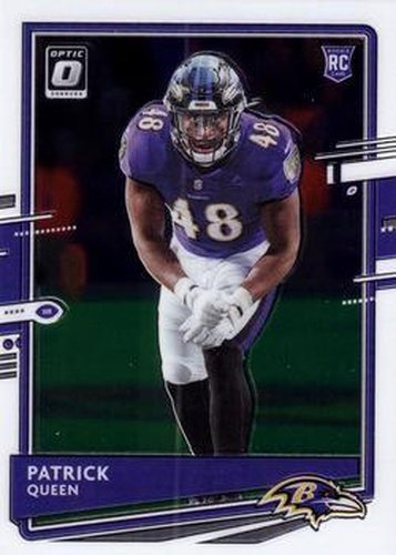 #118 Patrick Queen - Baltimore Ravens - 2020 Donruss Optic Football