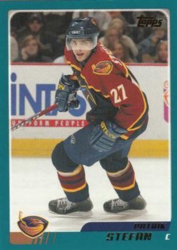 #118 Patrik Stefan - Atlanta Thrashers - 2003-04 Topps Hockey