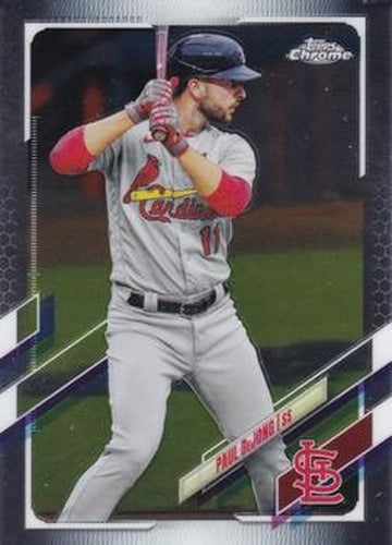 #118 Paul DeJong - St. Louis Cardinals - 2021 Topps Chrome Baseball