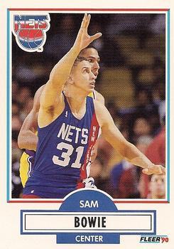 #118 Sam Bowie - New Jersey Nets - 1990-91 Fleer Basketball