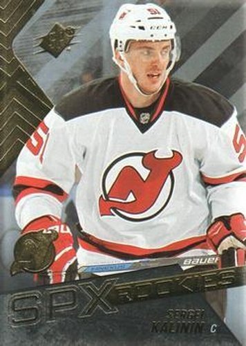 #118 Sergey Kalinin - New Jersey Devils - 2015-16 SPx Hockey