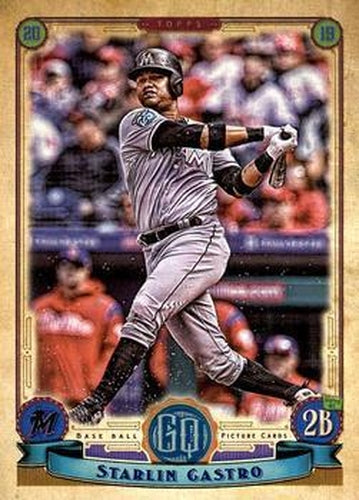 #118 Starlin Castro - Miami Marlins - 2019 Topps Gypsy Queen Baseball