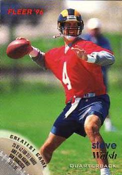 #118 Steve Walsh - St. Louis Rams - 1996 Fleer Football