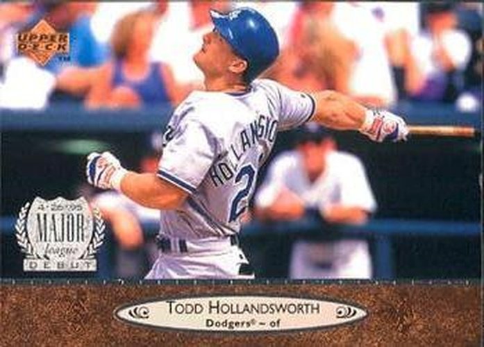 #118 Todd Hollandsworth - Los Angeles Dodgers - 1996 Upper Deck Baseball