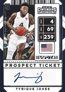 #118 Tyrique Jones - Xavier Musketeers - 2020 Panini Contenders Draft Picks Basketball