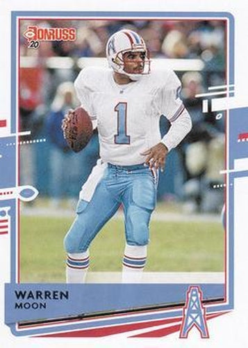 #118 Warren Moon - Houston Oilers - 2020 Donruss Football
