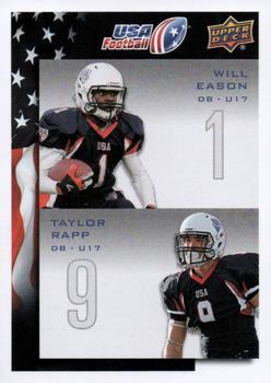 #118 Will Eason / Taylor Rapp - USA - 2014 Upper Deck USA Football