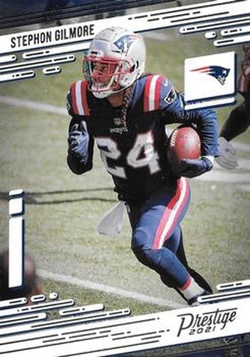 #118 Stephon Gilmore - New England Patriots - 2021 Panini Prestige Football