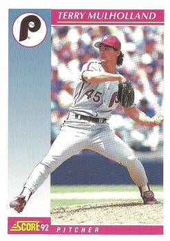 #118 Terry Mulholland - Philadelphia Phillies - 1992 Score Baseball