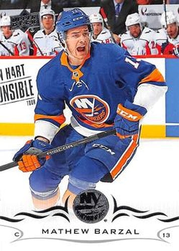 #118 Mathew Barzal - New York Islanders - 2018-19 Upper Deck Hockey