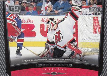 #118 Martin Brodeur - New Jersey Devils - 1998-99 Upper Deck Hockey