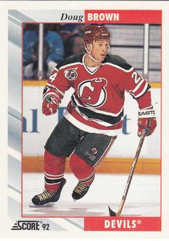 #118 Doug Brown - New Jersey Devils - 1992-93 Score USA Hockey