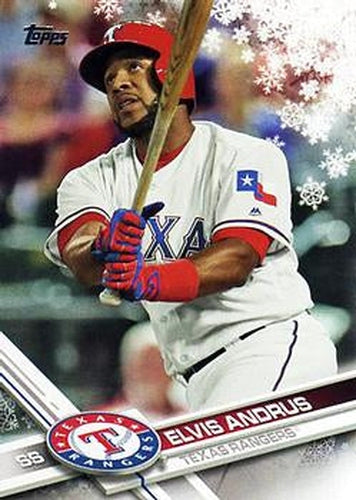 #HMW118 Elvis Andrus - Texas Rangers - 2017 Topps Holiday Baseball