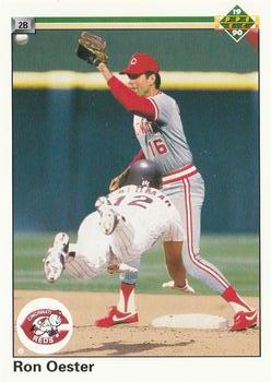 #118 Ron Oester - Cincinnati Reds - 1990 Upper Deck Baseball