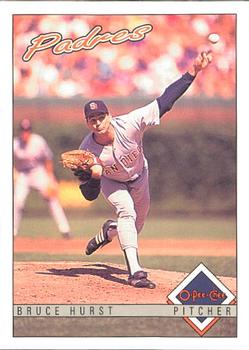 #118 Bruce Hurst - San Diego Padres - 1993 O-Pee-Chee Baseball