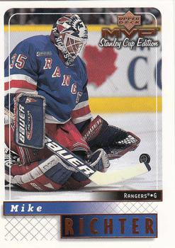 #118 Mike Richter - New York Rangers - 1999-00 Upper Deck MVP Stanley Cup Edition Hockey
