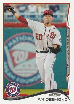 #118a Ian Desmond - Washington Nationals - 2014 Topps Baseball