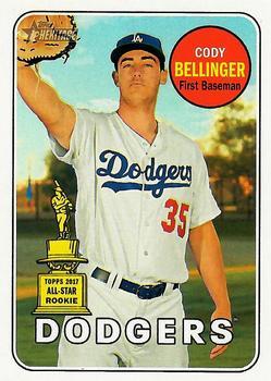 #118d Cody Bellinger - Los Angeles Dodgers - 2018 Topps Heritage Baseball