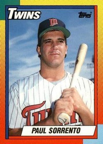 #119T Paul Sorrento - Minnesota Twins - 1990 Topps Traded Baseball