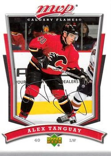 #119 Alex Tanguay - Calgary Flames - 2007-08 Upper Deck MVP Hockey