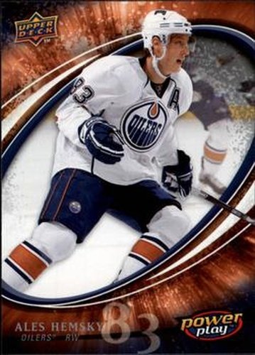 #119 Ales Hemsky - Edmonton Oilers - 2008-09 Upper Deck Power Play Box Set Hockey