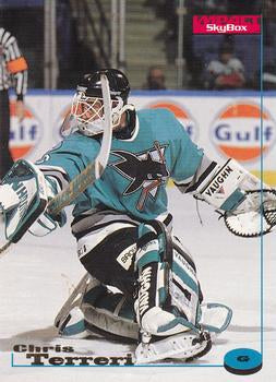 #119 Chris Terreri - San Jose Sharks - 1996-97 SkyBox Impact Hockey