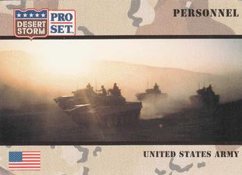 #119 United States Army - 1991 Pro Set Desert Storm