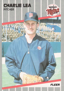 #119 Charlie Lea - Minnesota Twins - 1989 Fleer Baseball
