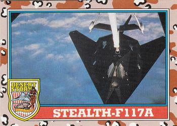 #119 Stealth-F117A - 1991 Topps Desert Storm