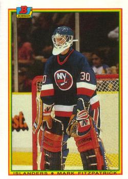 #119 Mark Fitzpatrick - New York Islanders - 1990-91 Bowman Hockey