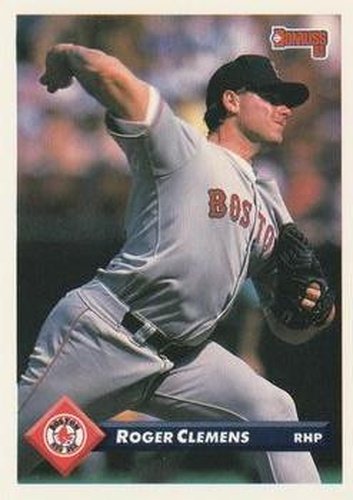 #119 Roger Clemens - Boston Red Sox - 1993 Donruss Baseball