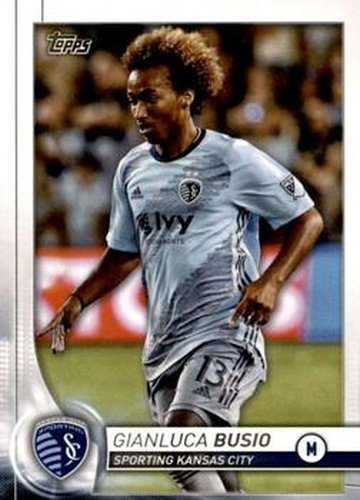 #119 Gianluca Busio - Sporting Kansas City - 2020 Topps MLS Soccer