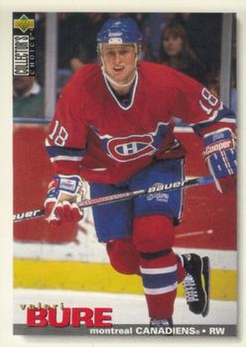 #119 Valeri Bure - Montreal Canadiens - 1995-96 Collector's Choice Hockey