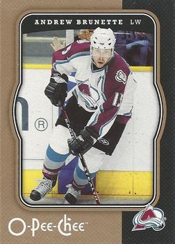 #119 Andrew Brunette - Colorado Avalanche - 2007-08 O-Pee-Chee Hockey