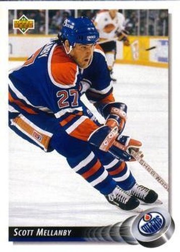 #119 Scott Mellanby - Edmonton Oilers - 1992-93 Upper Deck Hockey