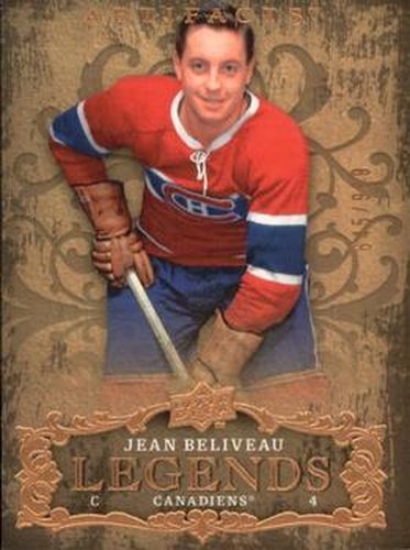 #119 Jean Beliveau - Montreal Canadiens - 2008-09 Upper Deck Artifacts Hockey