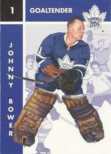 #119 Johnny Bower - Toronto Maple Leafs - 1995-96 Parkhurst 1966-67 Hockey