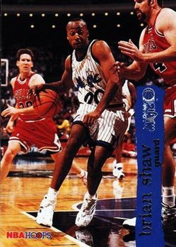 #119 Brian Shaw - Orlando Magic - 1995-96 Hoops Basketball
