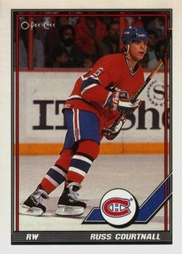 #119 Russ Courtnall - Montreal Canadiens - 1991-92 O-Pee-Chee Hockey